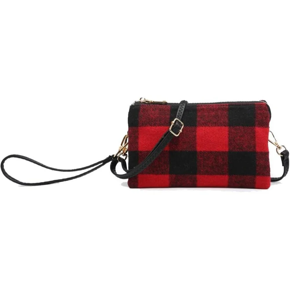 Vegan Leather Crossbody Bag Small Wallets Clutch Purse for Women